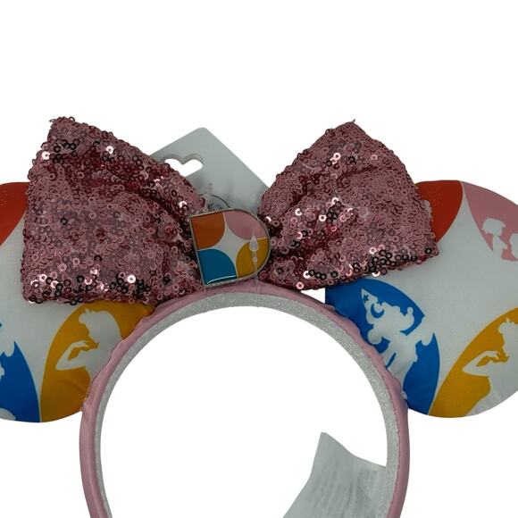 Disney Vacation Club The Villas At Disneyland Hotel Sequin Minnie Mouse Ears NWT - Picture 8 of 12